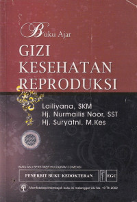Image of Buku ajar gizi kesehatan reproduksi