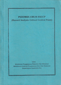 Image of Pedoman umum HACCP (hazard analysis critical control point)