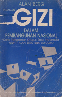 Image of Gizi dalam pembangunan nasional