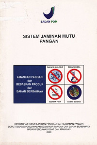 Image of Sistem jaminan mutu pangan