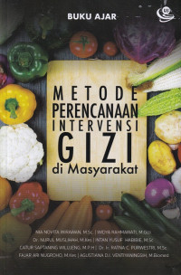 Image of Buku ajar metode perencanaan intervensi gizi di masyarakat