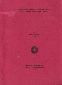 Image of Pengolahan makanan sapihan untuk anak diatas umur enam bulan