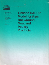 Image of Generic haacp model for raw, not ground meat and poultry products