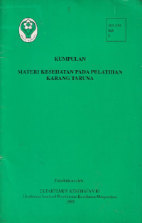 Image of Kumpulan materi kesehatan pada pelatihan karang taruna