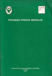 Image of Pedoman pondok bersalin