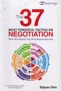 Image of The 37 most powerful tactics on negotiation : taktik-taktik negosiasi yang paling menguntungkan anda